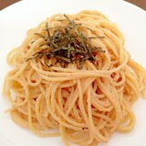 和えるだけで簡単☆明太子しょうゆマヨパスタ